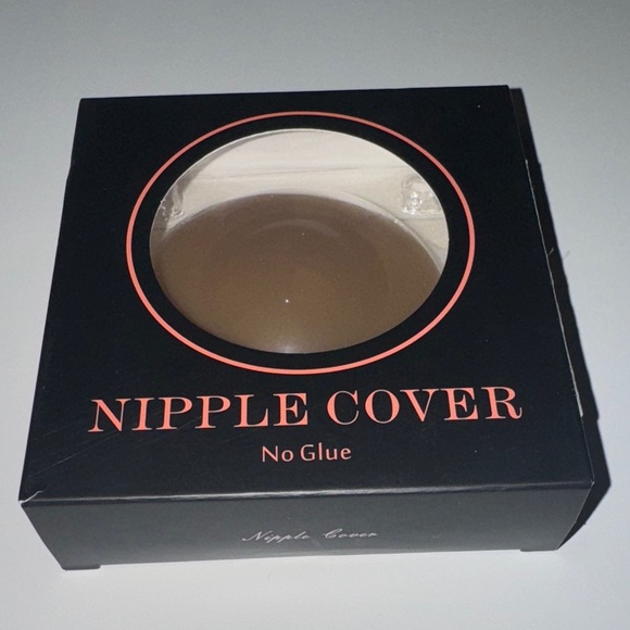 Brown Nipple Covers Pair | Reusable Bra Pads w/ Grip (3”) - Picture 2 of 8